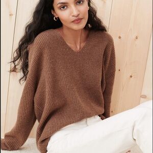 Jenni Kayne Cabin Sweater Brown S